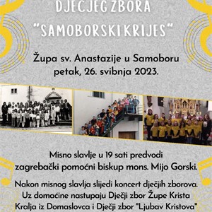 Proslava zlatnog jubileja dječjeg zbora "Samoborski krijes"